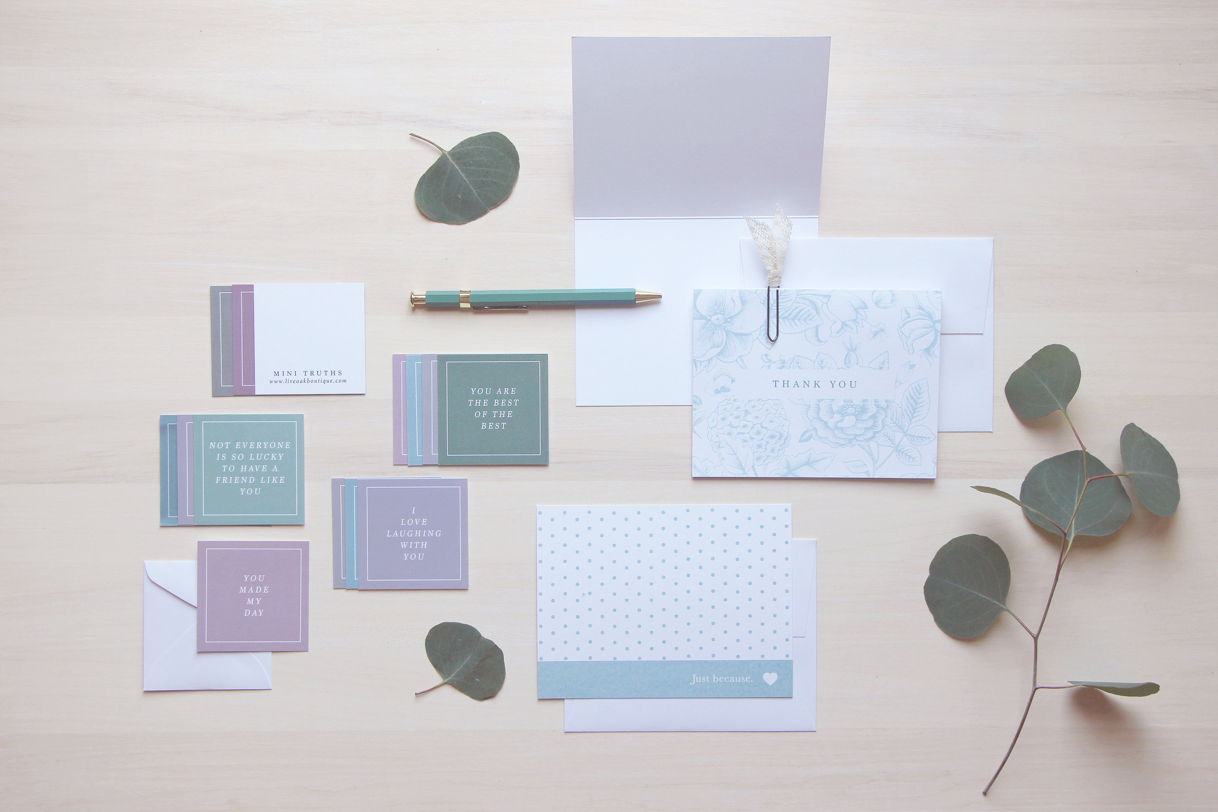 Stationery Love Gift Set: Live Oak Boutique
