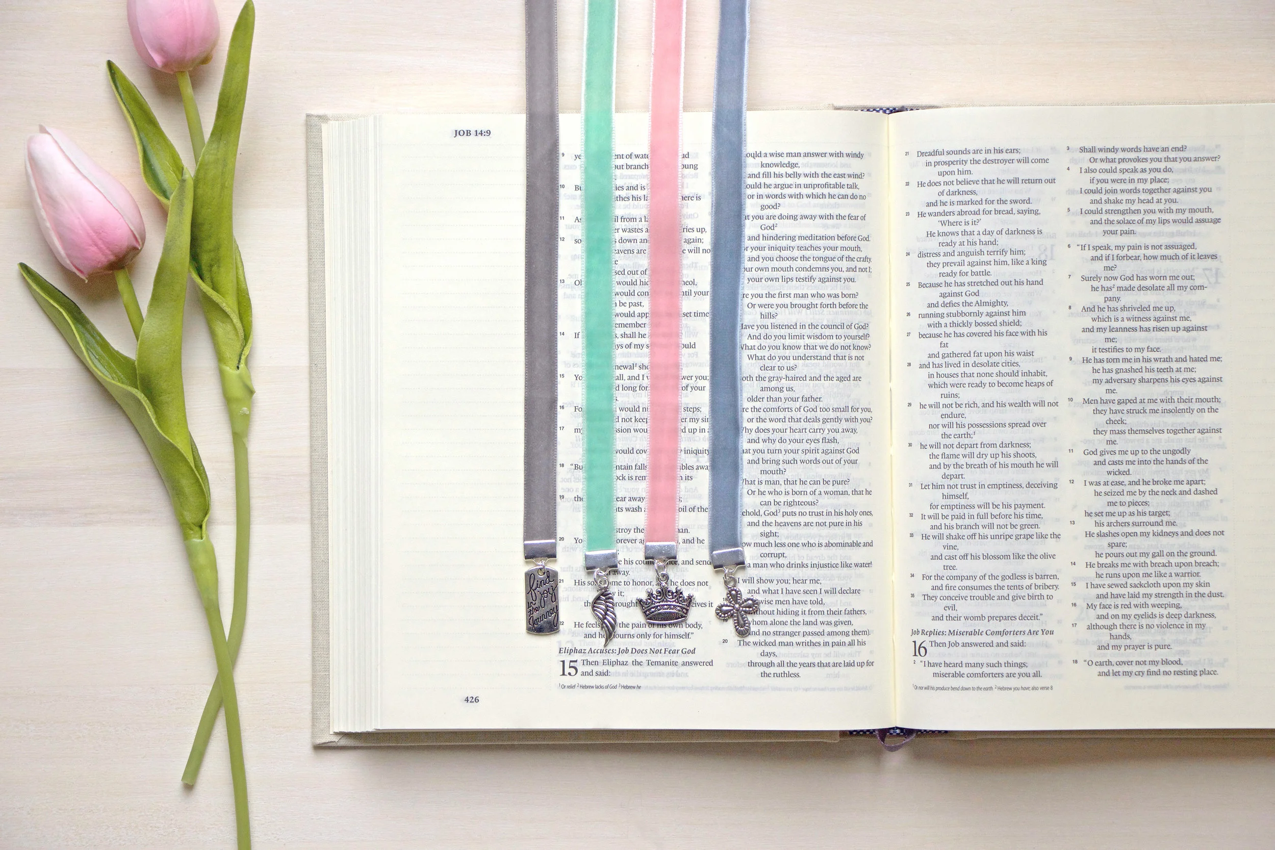 Handcrafted Velvet Bookmarks From Live Oak Boutique www.liveoakboutique.com