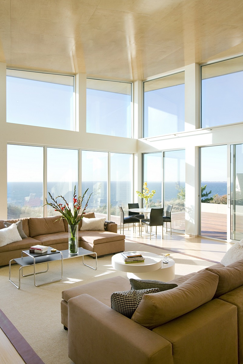 living room ocean view