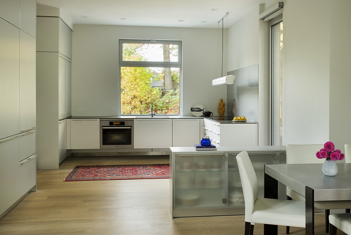 modern kitchen white