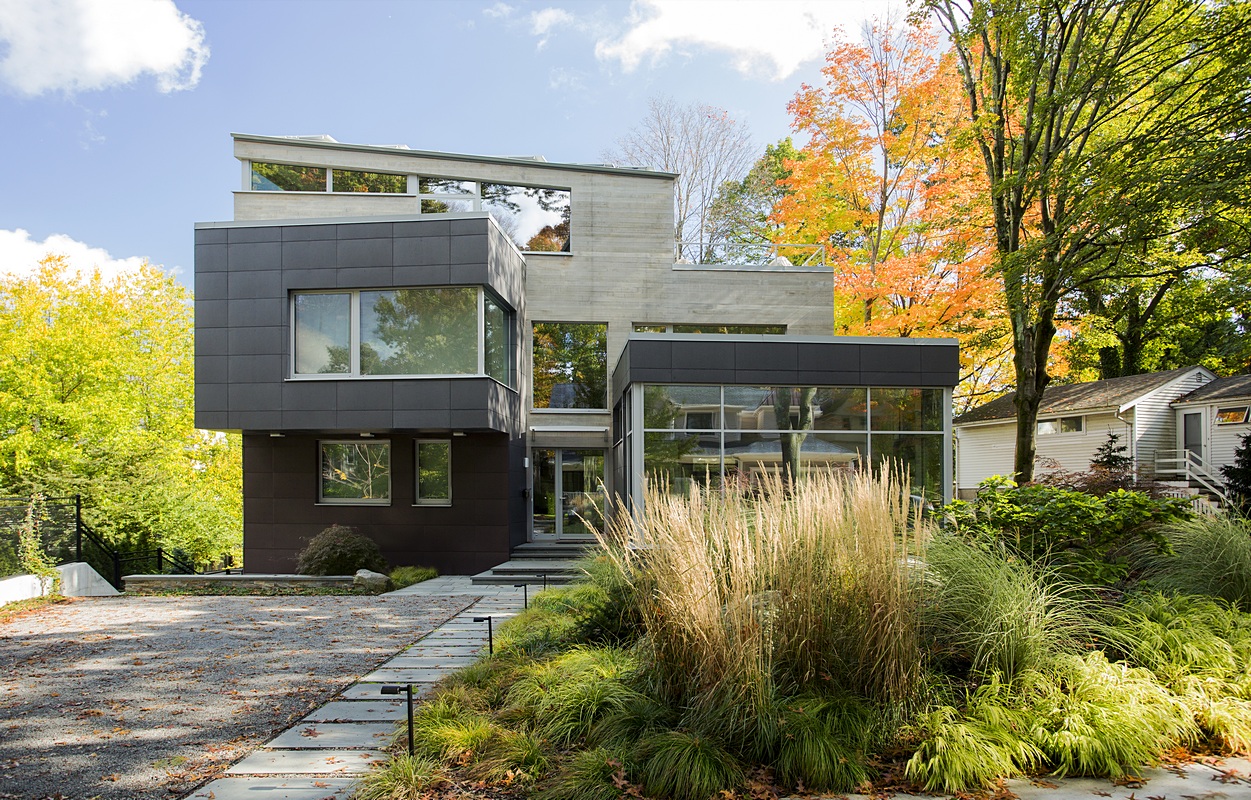 modern green architecture Brookline