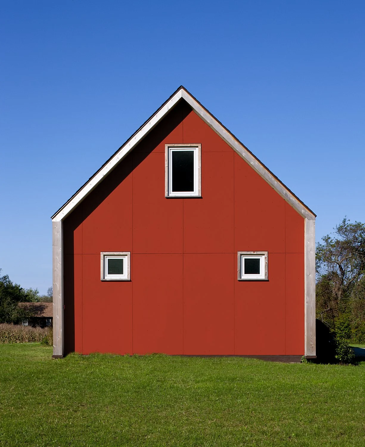 Passive House with gable roof