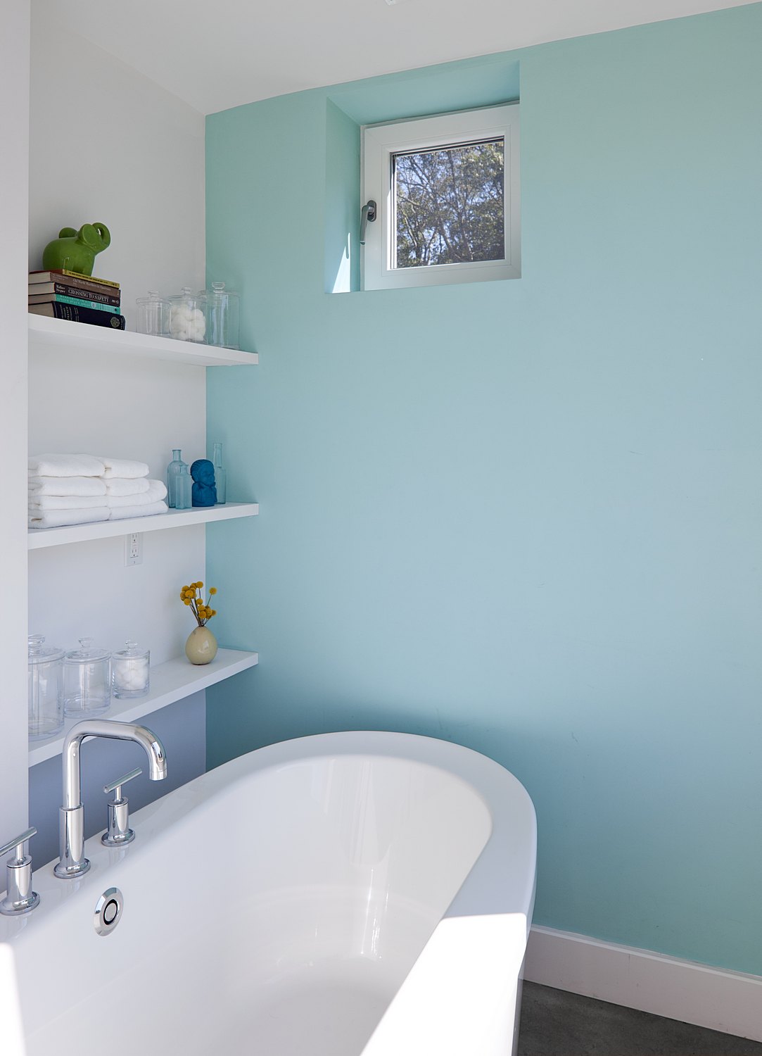 现代浴室蓝色