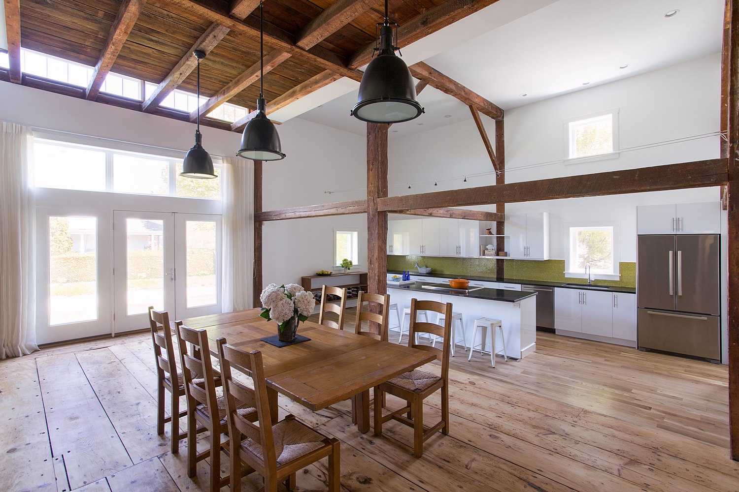 Renovated barn with open concept design