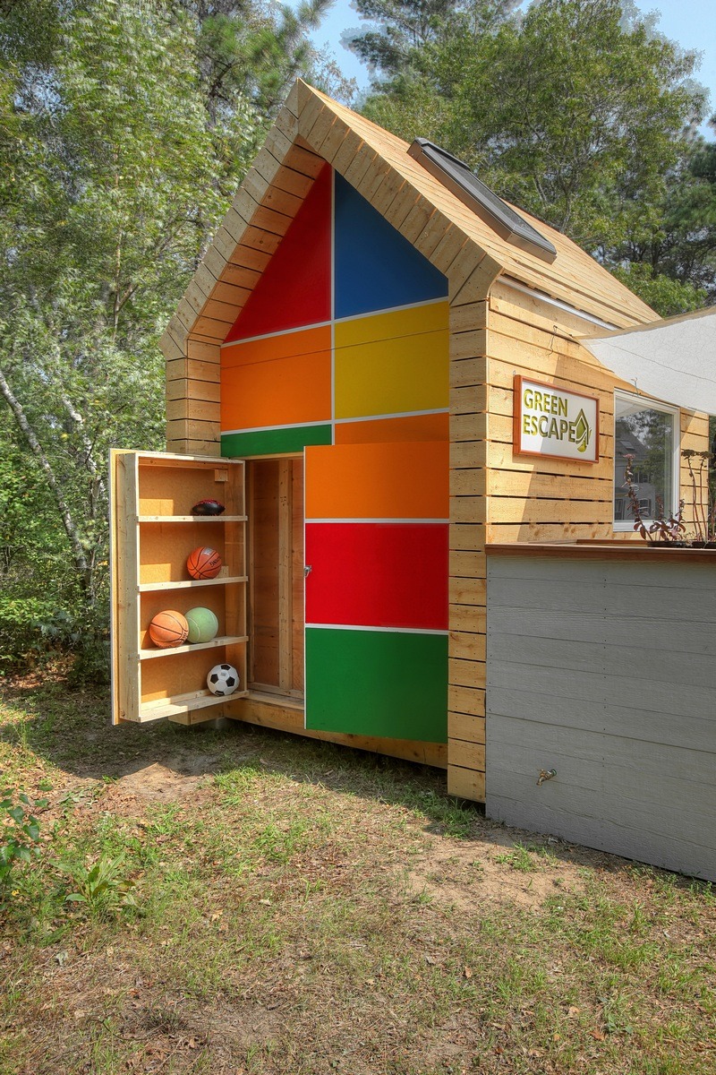 Eco-friendly Playhouse with Hidden Storage