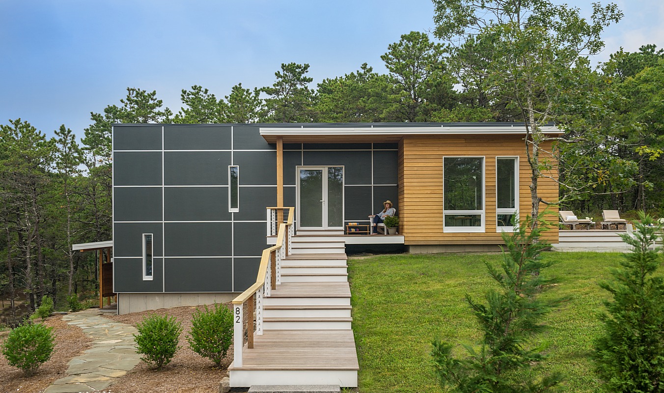 Wellfleet Modern House — ZeroEnergy Design Boston Green Home