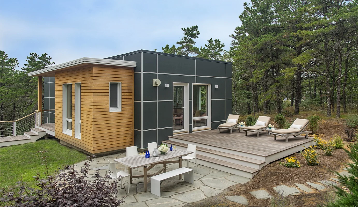 Modern house deck