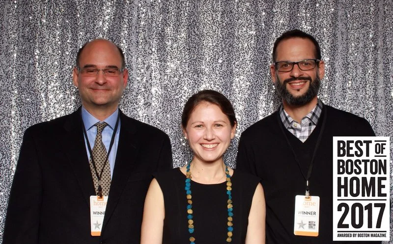 L to R: Adam Prince, Stephanie Horowitz AIA, and John Mucciarone of ZeroEnergy Design