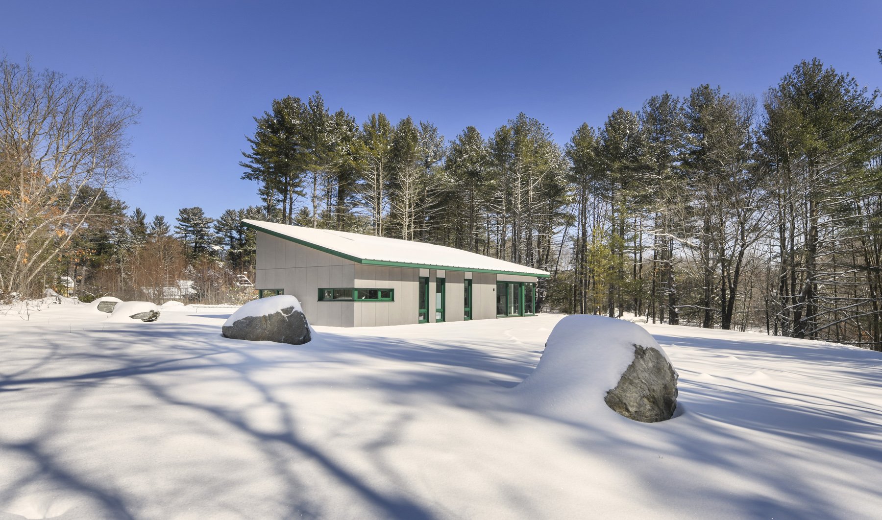 Passive House in the Acton woods