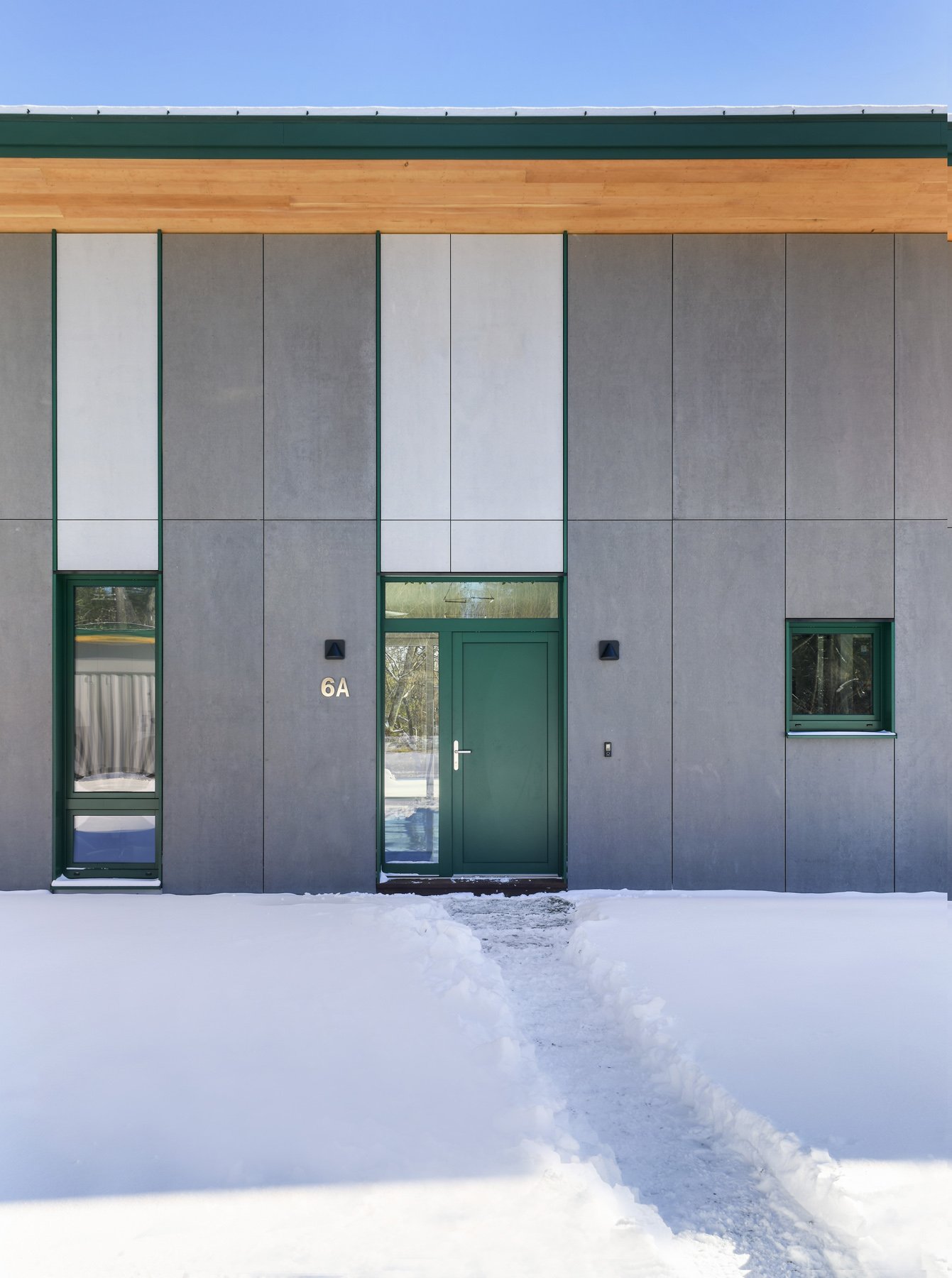 Entrance to a Passive House