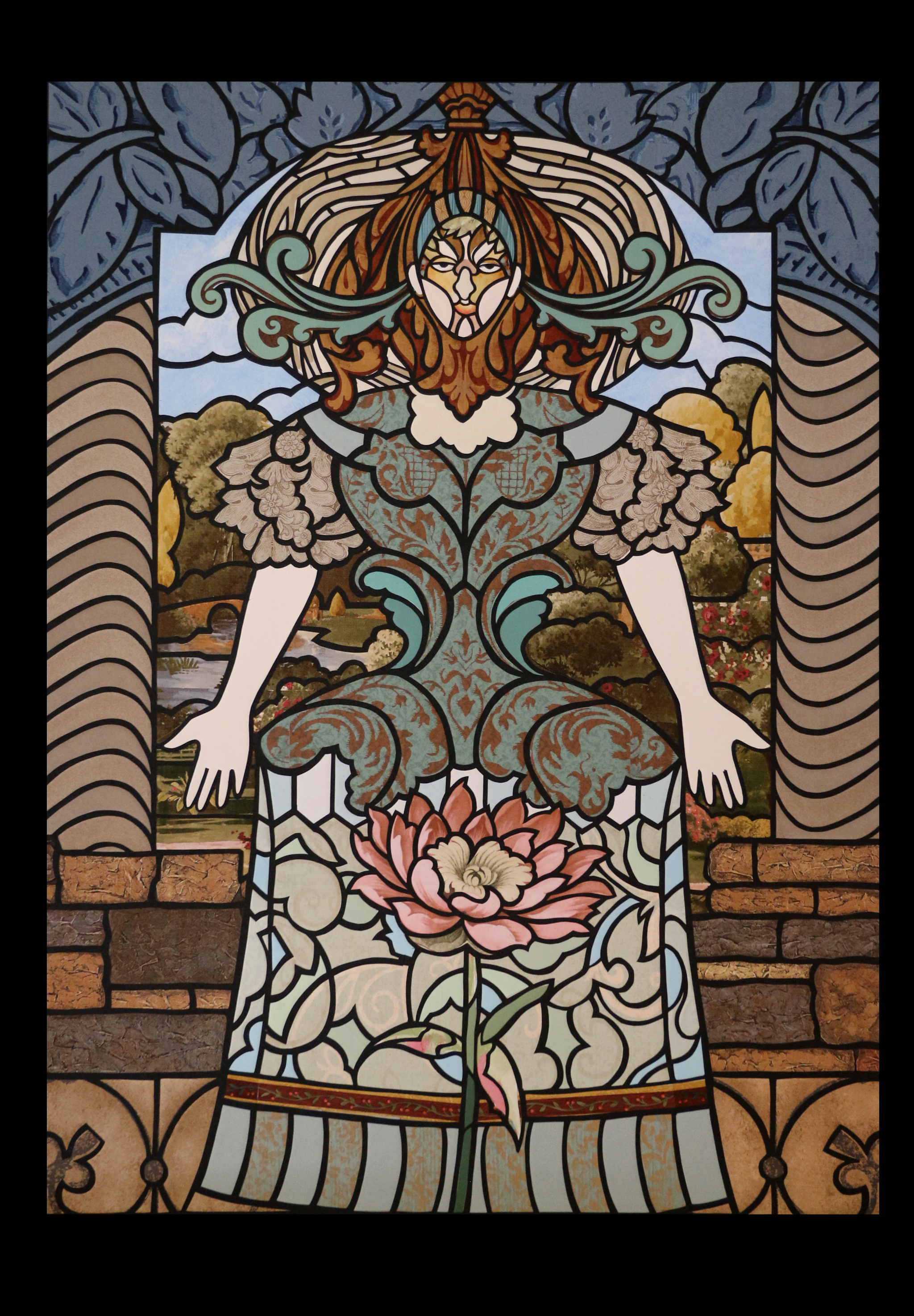 The Deaf Queen | Paper | 45" x 35"