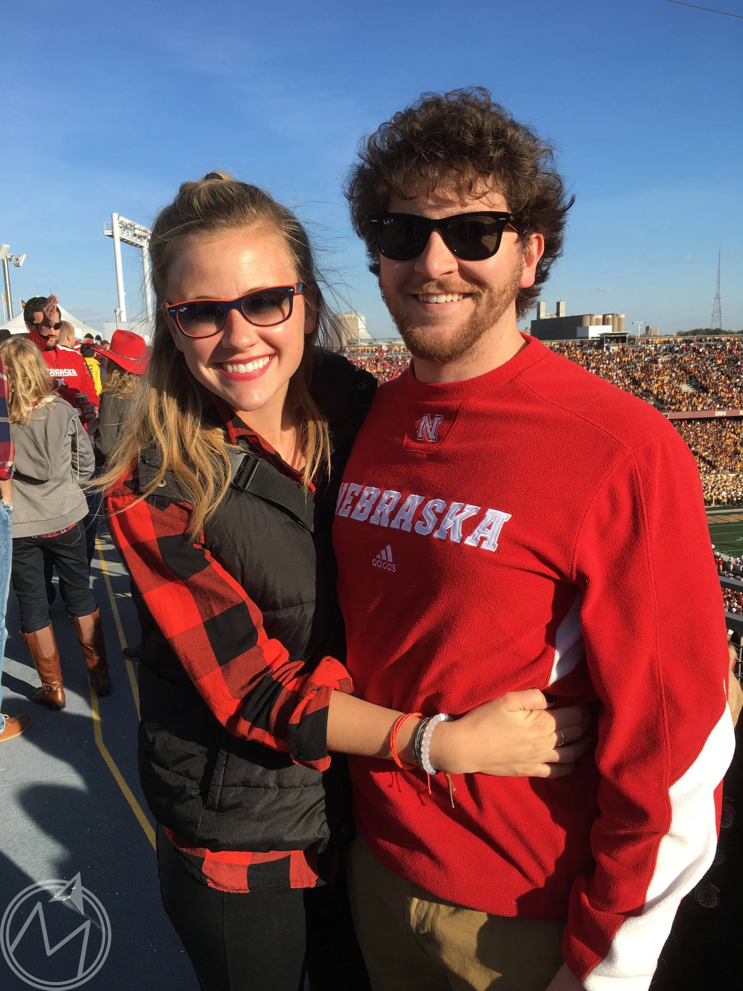 not saying we were the good luck charm for this game, but...