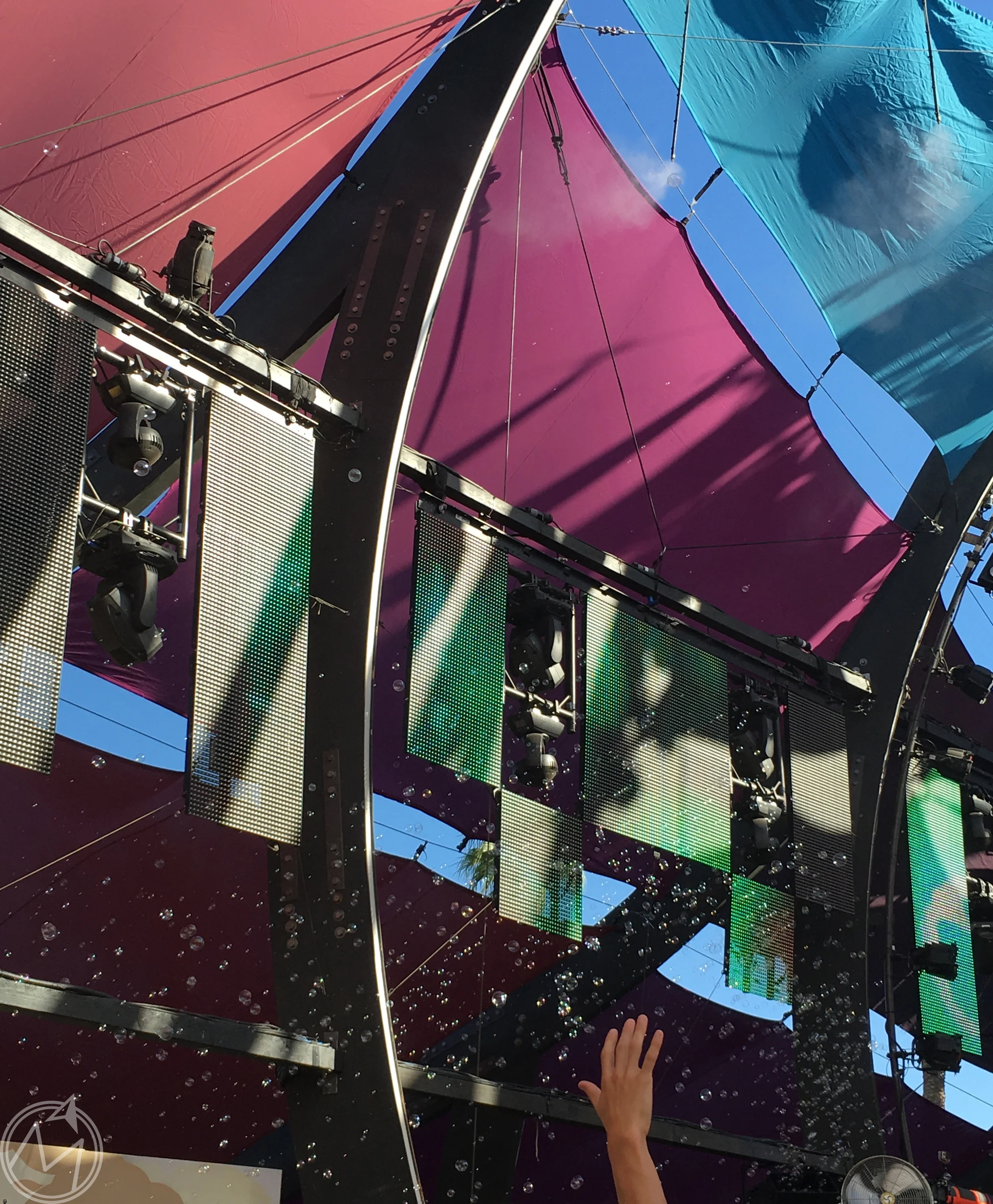this is the only photo i got of the DoLab, definitely one of the most fun parts of Coachella. think music, water guns and dancing. it's an absolute riot.