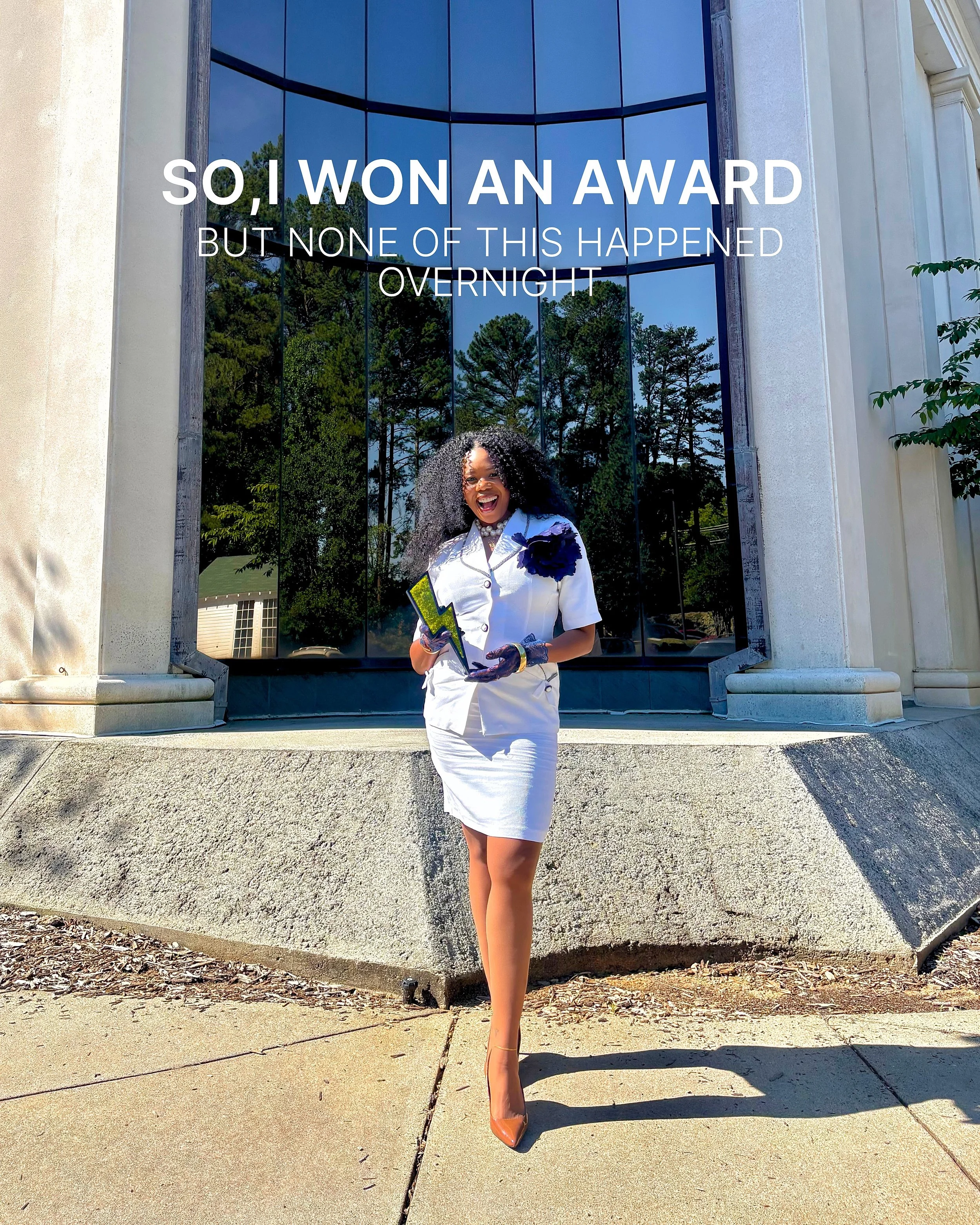 Bolt of Inspiration Award Recipient⚡️

Thank you SO much @thesavageway, @toriesavage and my amazing @cltiscreative family!

I&rsquo;m so incredibly grateful and honored to receive this award.

I&rsquo;ve been grinding and creating in Charlotte for 14