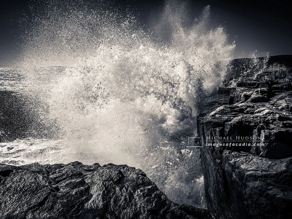 Waves, Schoodic Point, Acadia National Park, Maine, USA
