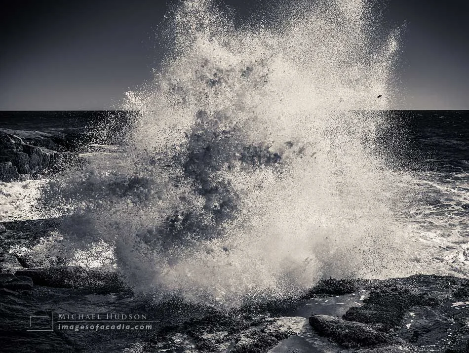 Waves, Schoodic Point, Acadia National Park, Maine, USA