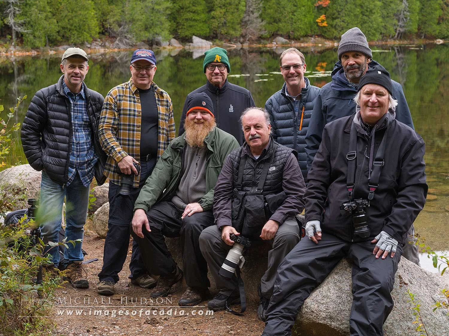 Me, Brad (Alabama), Jay (California/ New York), Colin (Illinois), Mark (Louisiana). Front row: Patrick (Massachusetts), Markos (Mexico) and Bill (Minnesota). Not pictured, Don (Missouri)