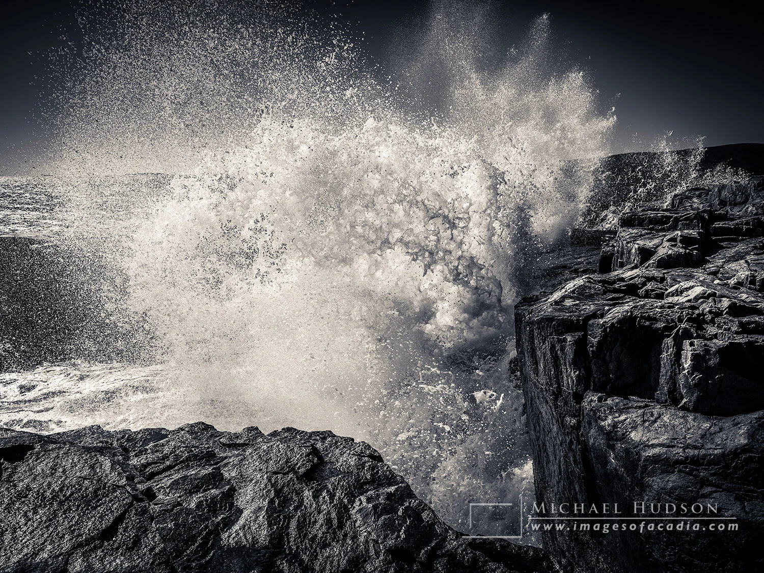Waves, Schoodic Point, Acadia National Park, Maine, USA