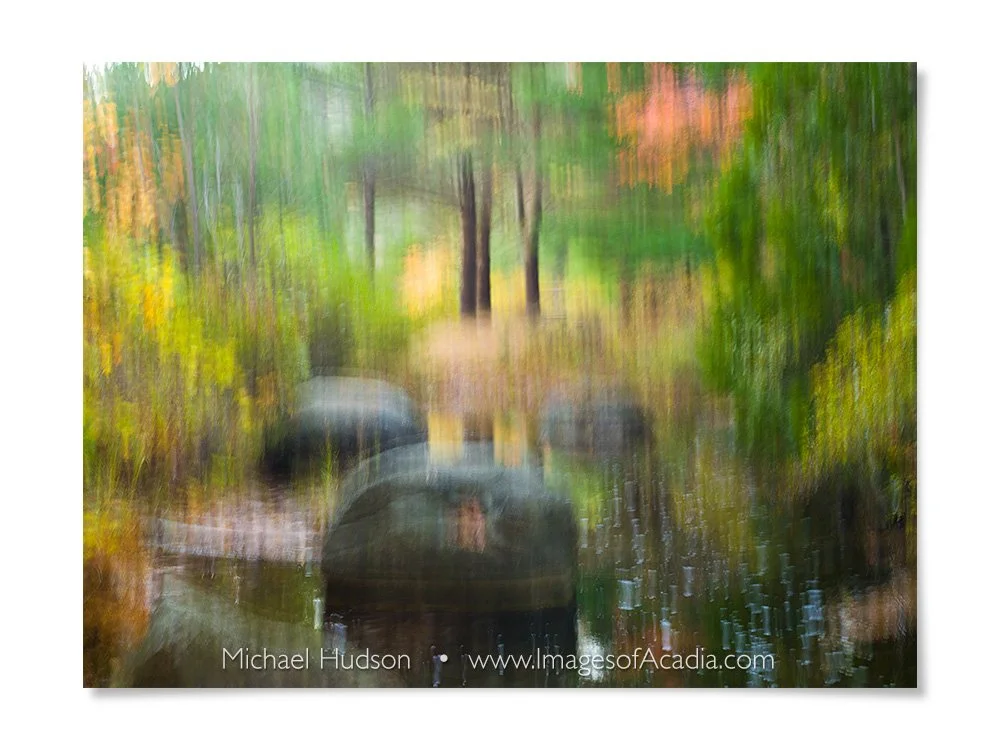 Autumn at Bubble Pond in Acadia National Park, Maine, USA