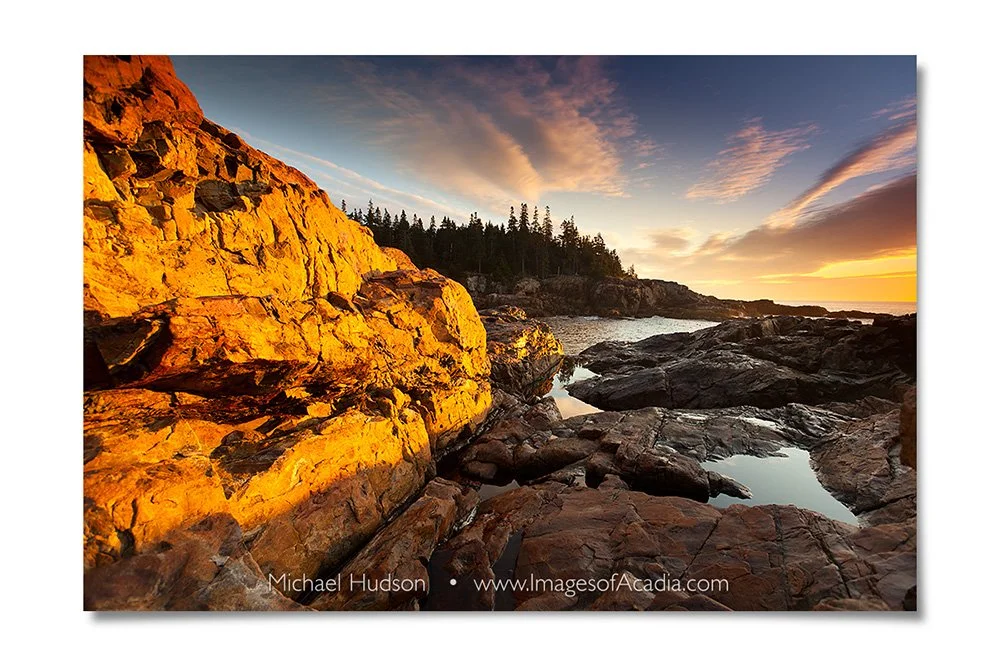 Dawn at Hunters Head, Acadia National Park, Maine