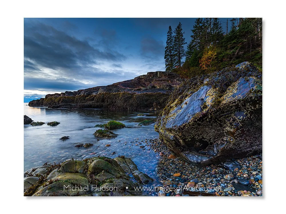 Sunrise at Little Hunters Beach, Acadia National Park, Maine, US
