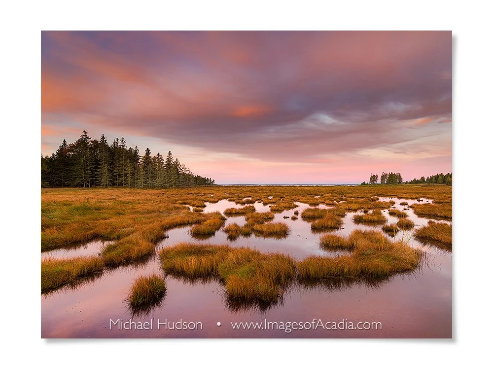 Sunrise at Mitchell Cove, Lopaus Point Road, Mount Desert Island