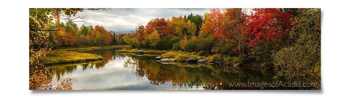 Autumn Foliage, Northeast Creek, Mount Desert Island, Maine, USA
