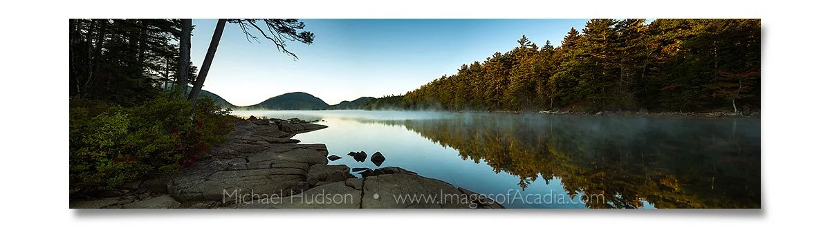 Dawn at Eagle Lake, Acadia National Park, Maine, USA