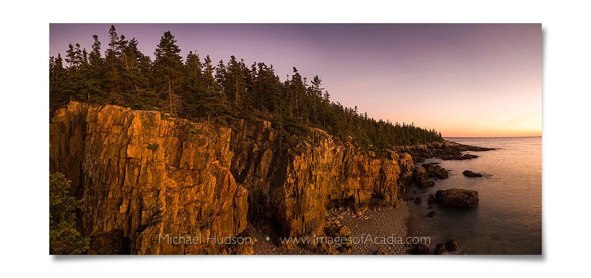 Sundown at the Raven's Nest, Schoodic Peninsula, Acadia National