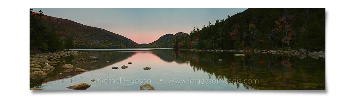 Early morning at Jordan Pond, Acadia National Park, Maine, USA