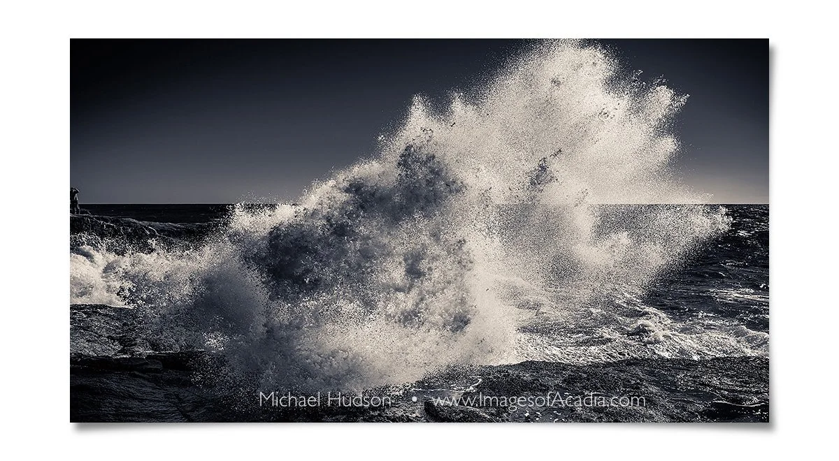 Waves, Schoodic Point, Acadia National Park, Maine, USA