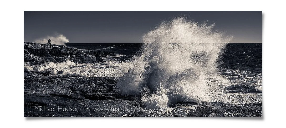 Waves, Schoodic Point, Acadia National Park, Maine, USA