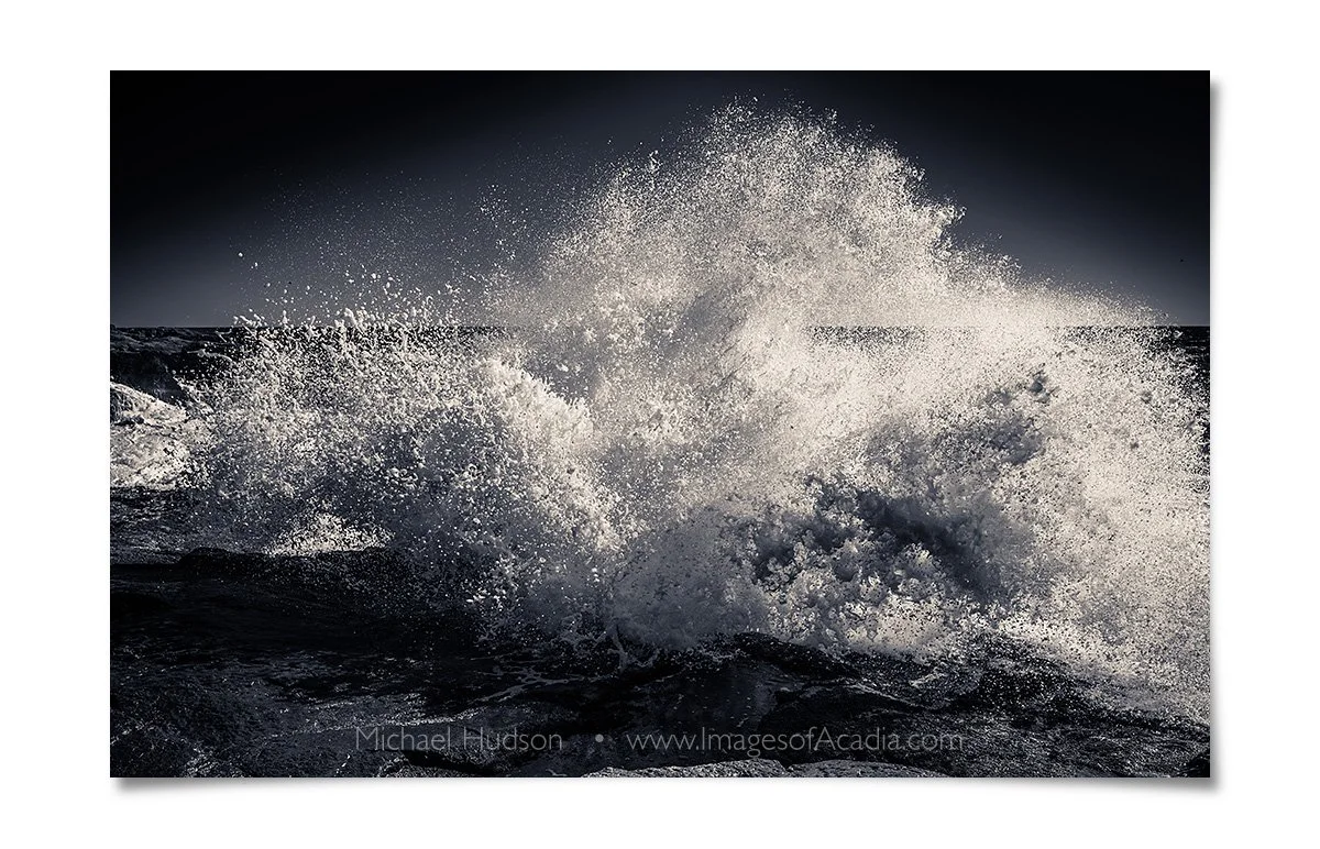 Waves, Schoodic Point, Acadia National Park, Maine, USA