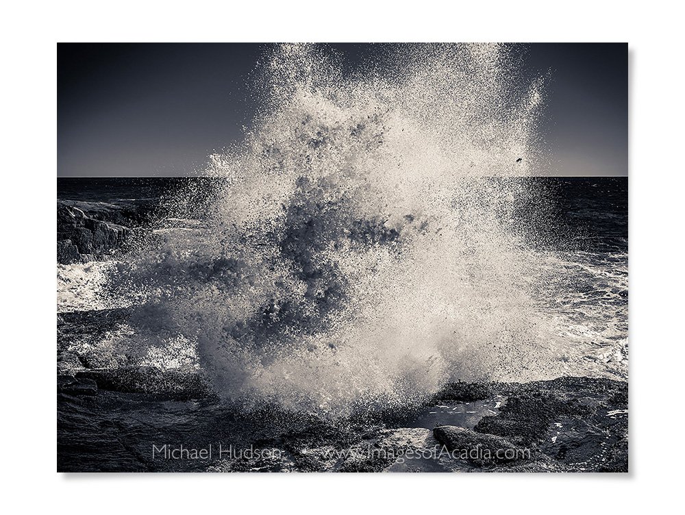 Waves, Schoodic Point, Acadia National Park, Maine, USA