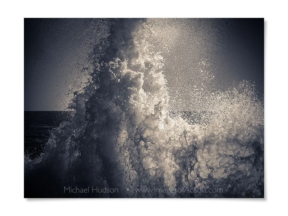 Waves at Schoodic Point, Acadia National Park, Maine, USA
