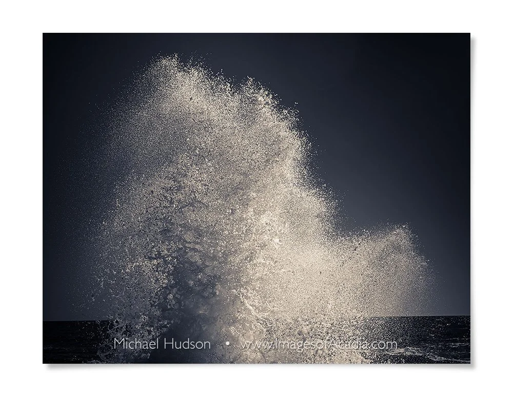 Waves at Schoodic Point, Acadia National Park, Maine, USA