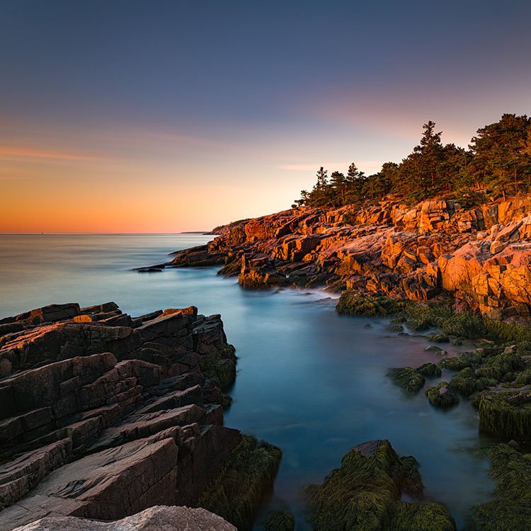 Sunrise at Acadia National Park, Maine, USA (Copy)