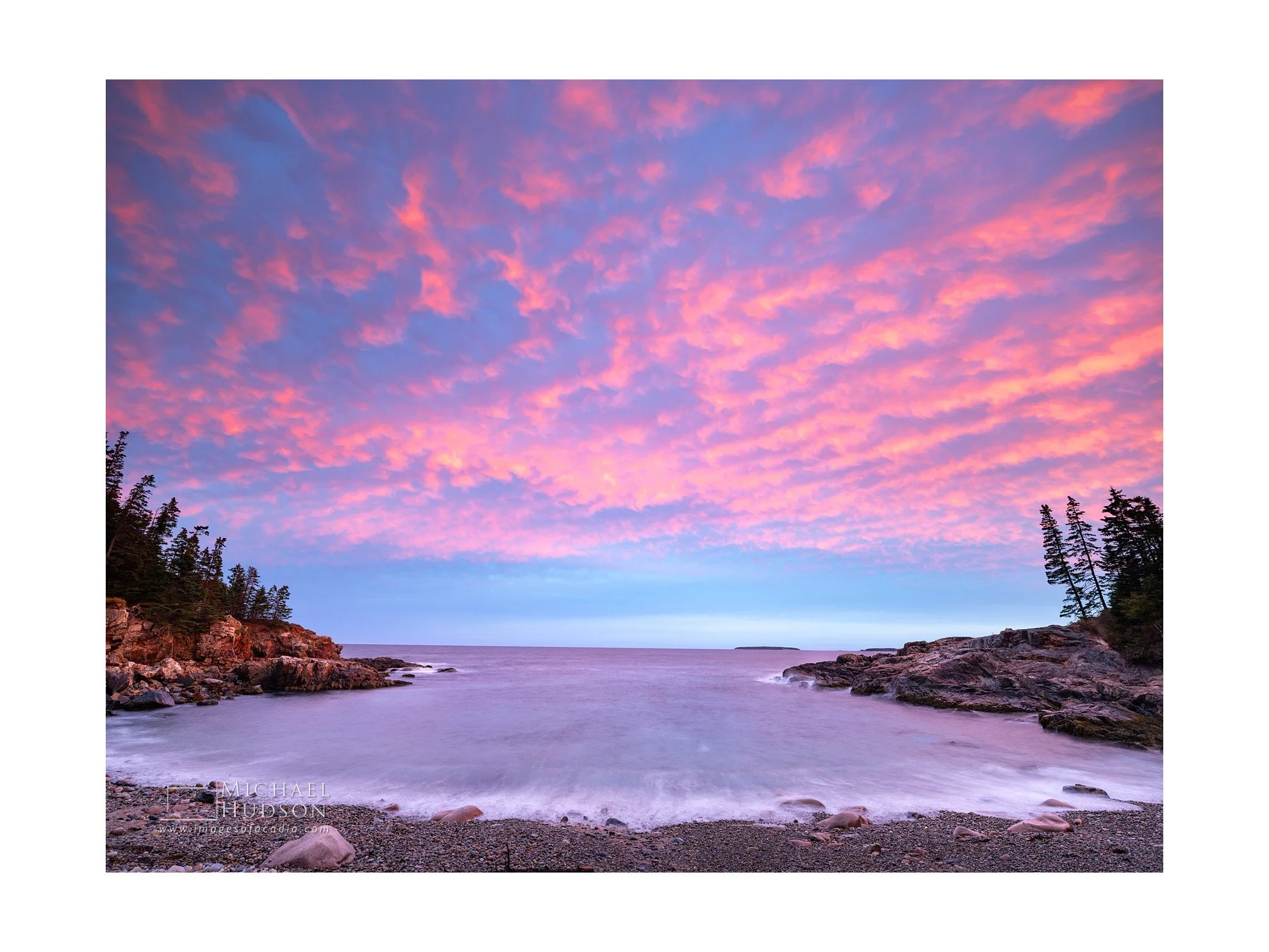 Sunset, Little Hunters Beach/ Limited Edition Print No. 2S5-2003