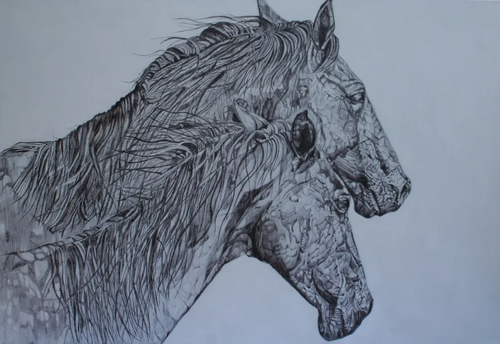Wild-Horses-120cm-x-182cm-Ballpoint-Pen-final.jpg