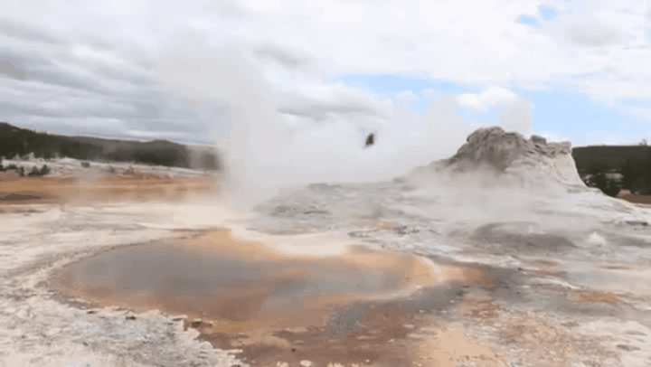 Old Faithful is the biggest one, but you haven't see it all. Walk around Castle Grand Area and Geyser Hill. There is so many geysers, pools, and springs around there. I bet you haven't seen this before