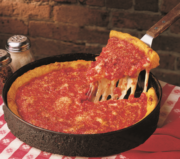 "Image found in google" I tried the one at Gino's East Pizza and was un believable. The place is unique, quite an experience!