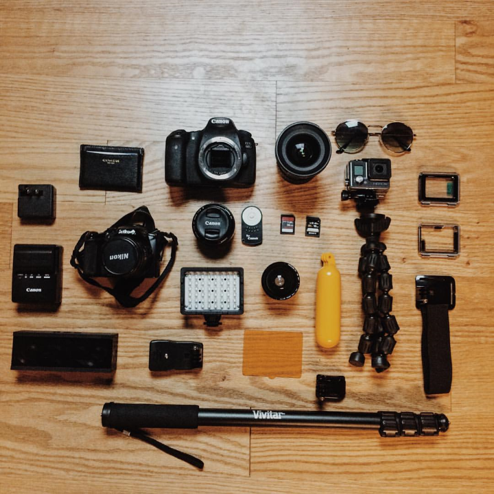 Camera? Phone? Gopro? Charger? Several Memory Cards? Tripod?...Check!