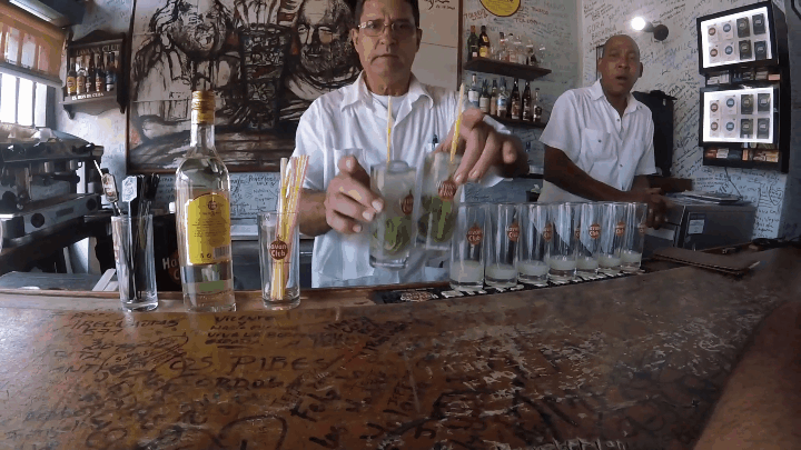 Mojitos were born here, or that is what they said :) Big personalities came here and left their signature on the walls of this big restaurant/bar. You should do the same if you please.