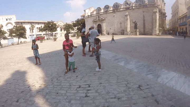 Cuba is one of the most secure countries in the world. You can walk around the city at night without any issue. They will ask for money, but they won't still it from you. Guns and drugs are prohibited and policemen are walking around the streets all the time.