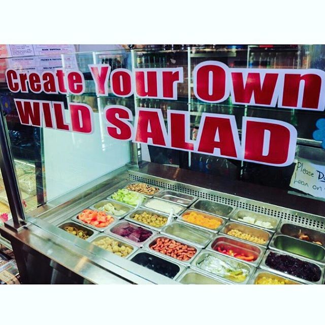 Create your own salad @wildbagels