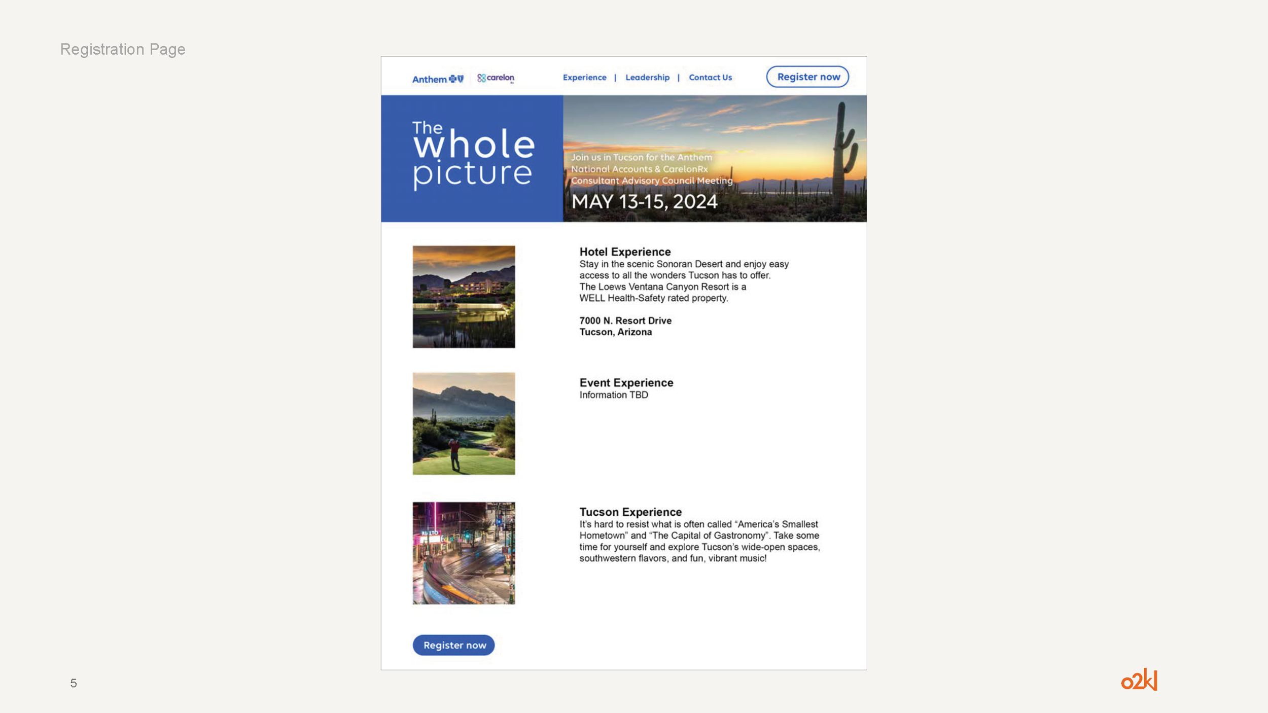 Event Page