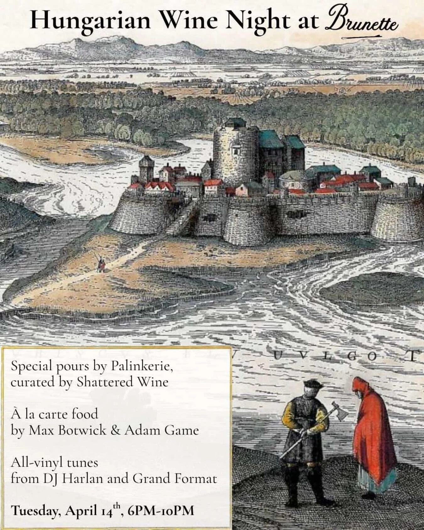 We&rsquo;re throwing a Hungarian party! 🇭🇺

Crazy good wines from @palinkerie, expertly chosen by @shattered.wine and @merlehazard &mdash; Eastern European-inspired food by @mbwick and @buff_stainless &mdash; and all vinyl sounds from @harlanlev an