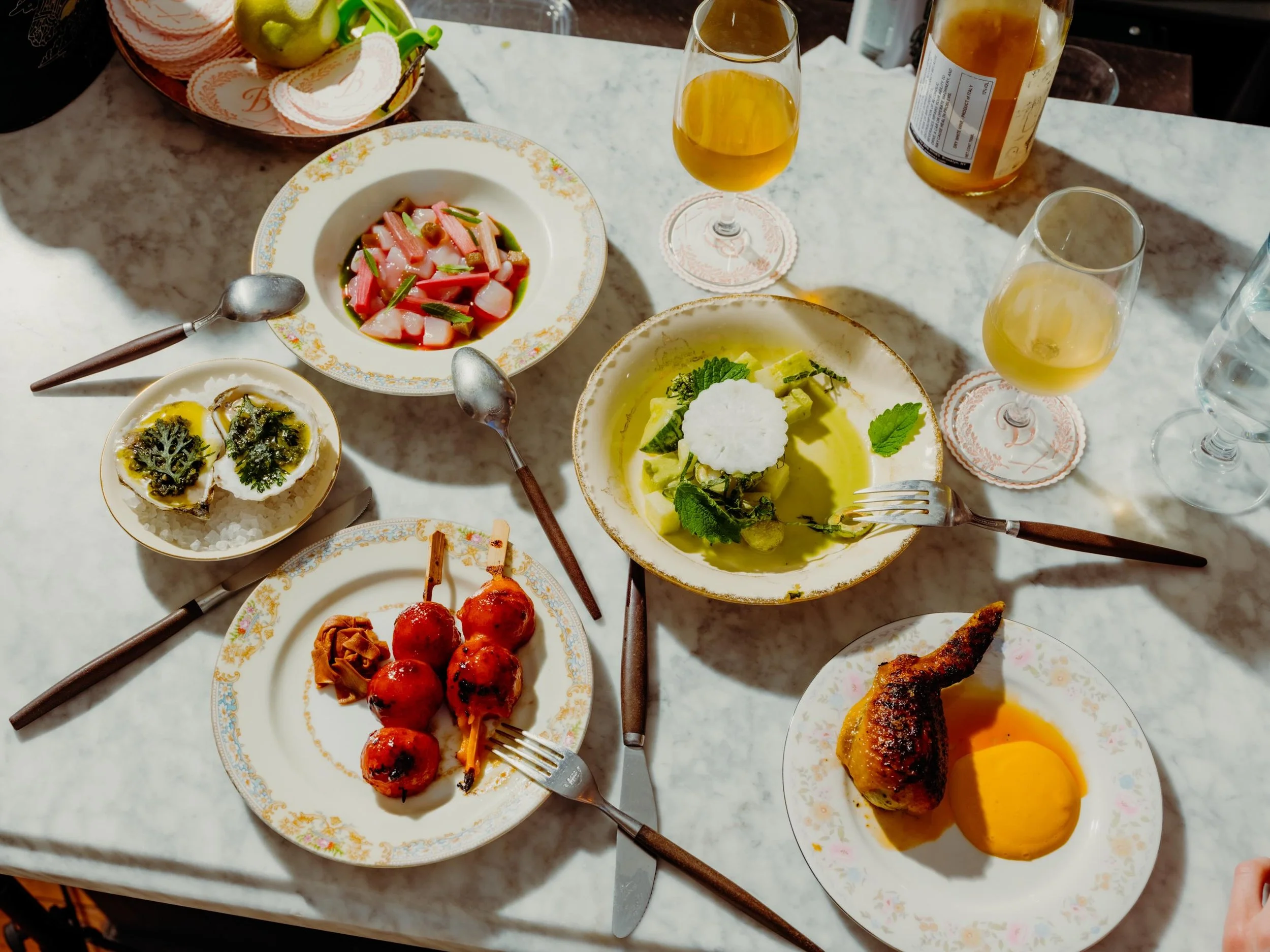 A moment for @morganbrill&rsquo;s ON AIR Spring dinner earlier this month. We&rsquo;re still salivating over those prawn-stuffed chicken wings. 

If you ever have the opportunity to eat Morgan&rsquo;s poetic food, run don&rsquo;t walk! 

📸 x @colewi