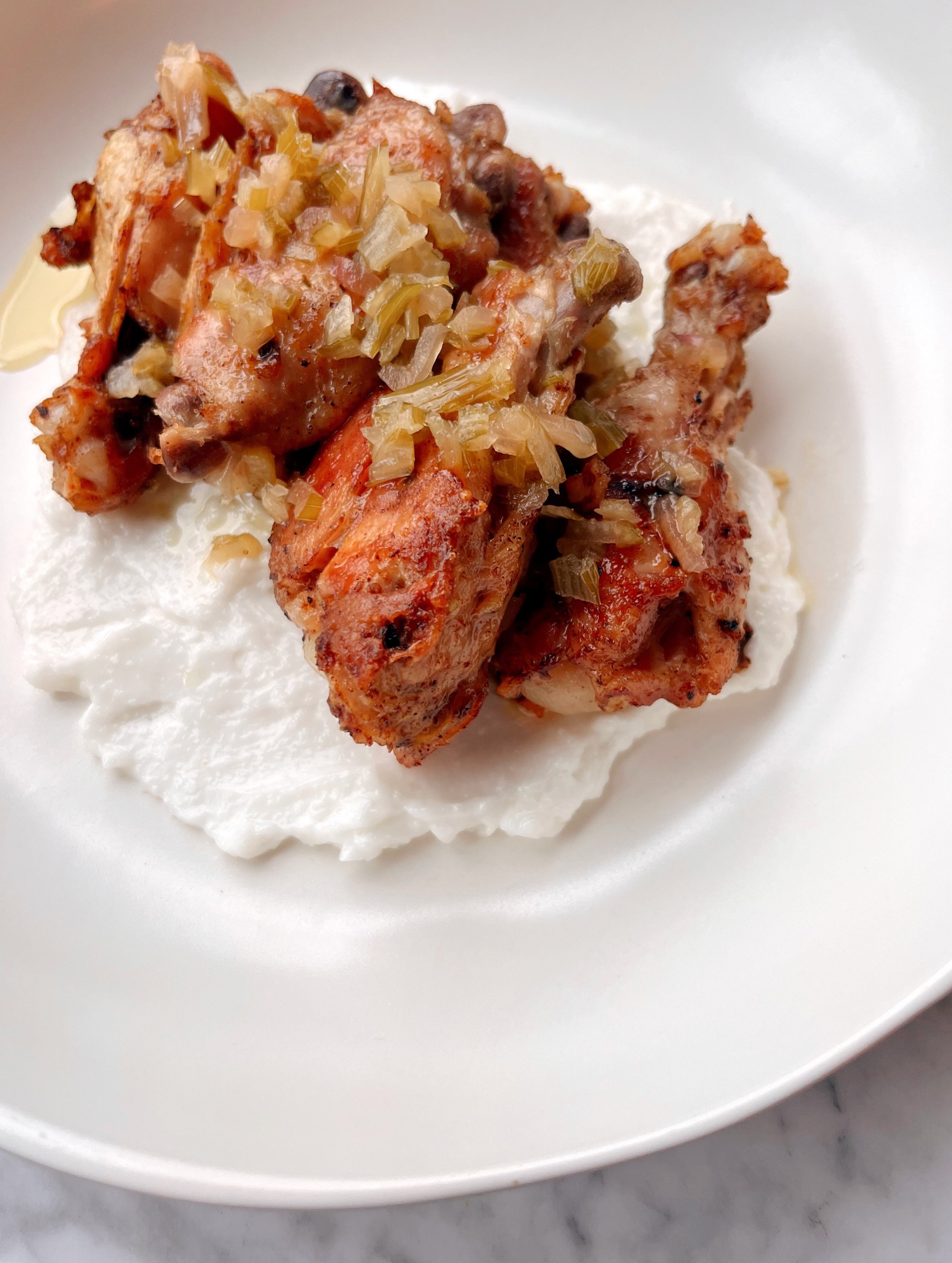 When we hear someone say &ldquo;I didn&rsquo;t know you had food!&rdquo;, it breaks our hearts every time. 

Confit chicken wings with ras al hanout spice, pickled fennel, and toum. 

Tagliatelle with mushroom &ldquo;bolognese&rdquo;, kimchi tomato b