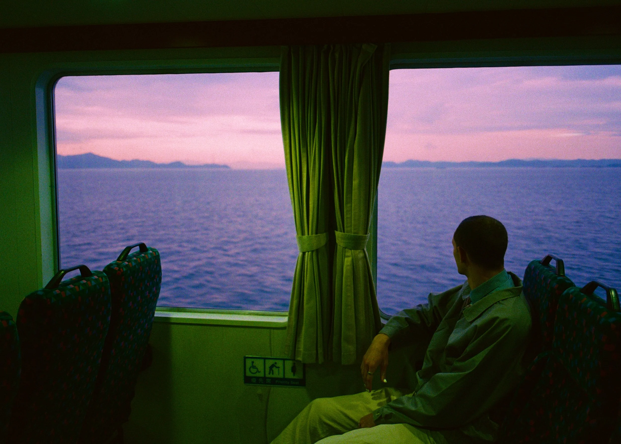 Robby leaving Teshima